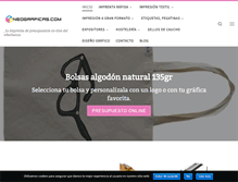 Tablet Screenshot of neograficas.com
